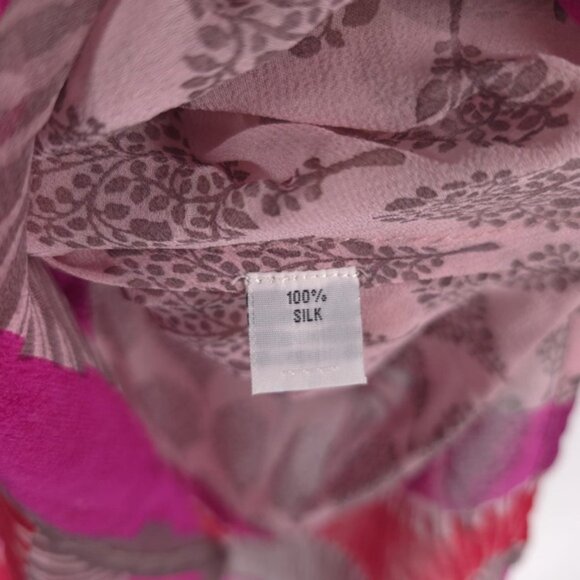 AMAYA ALLEGRA 100% SILK GEORGETTE TUNIC
Hand Embroidered & Printed 40 MEDIUM /LG - Picture 13 of 16